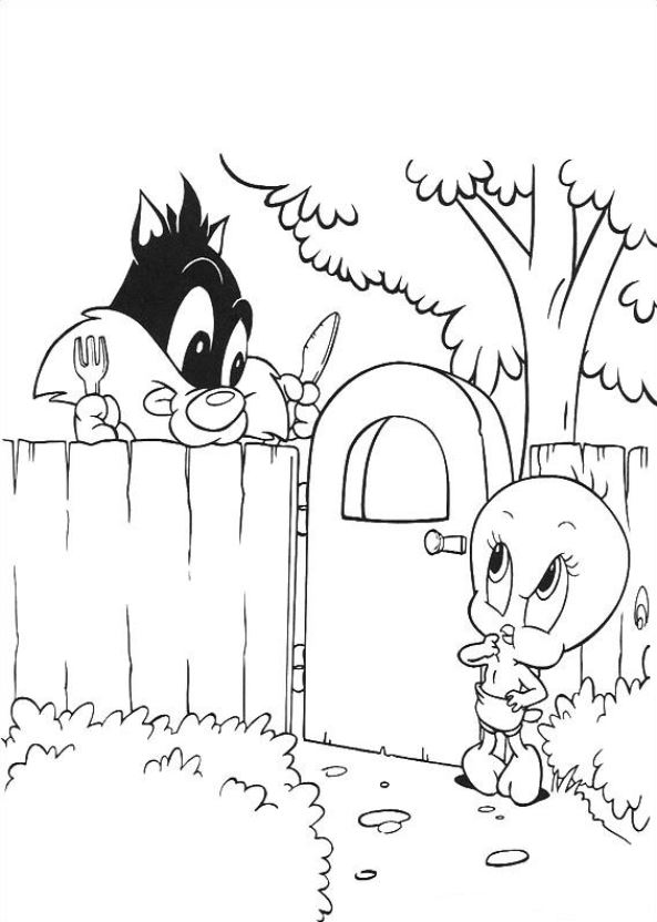 Kids-n-fun.com | Coloring page Baby Tunes Baby Tunes